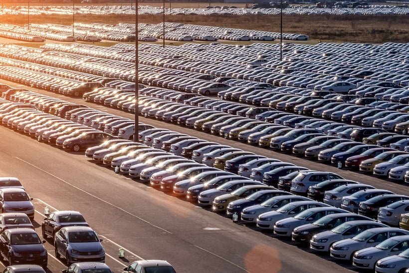 Image of cars illustrating the lessons learned from the CDK global cyberattack on mitigating ransomware threats to protect businesses and their data