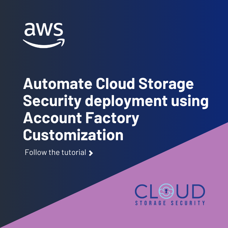 Data Security for AWS Storage