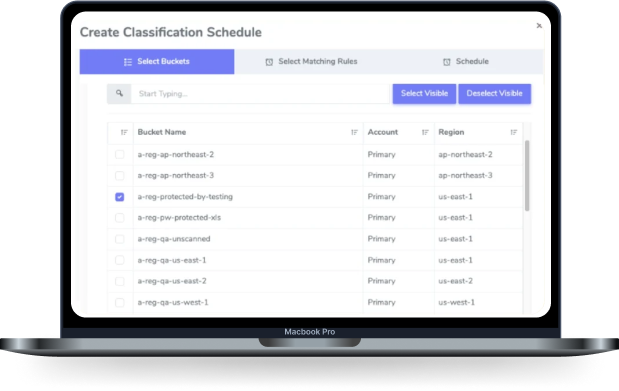 Computer showing DLP schedule